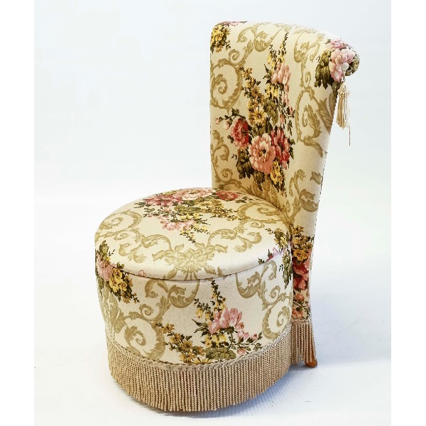 Stoel cocktail bloemenprint 